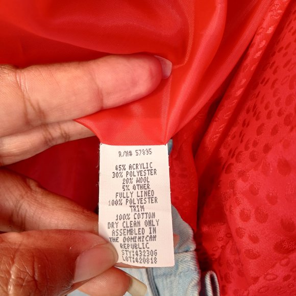 Vintage Tartan Plaid Wool Blend Blazer - Picture 8 of 8